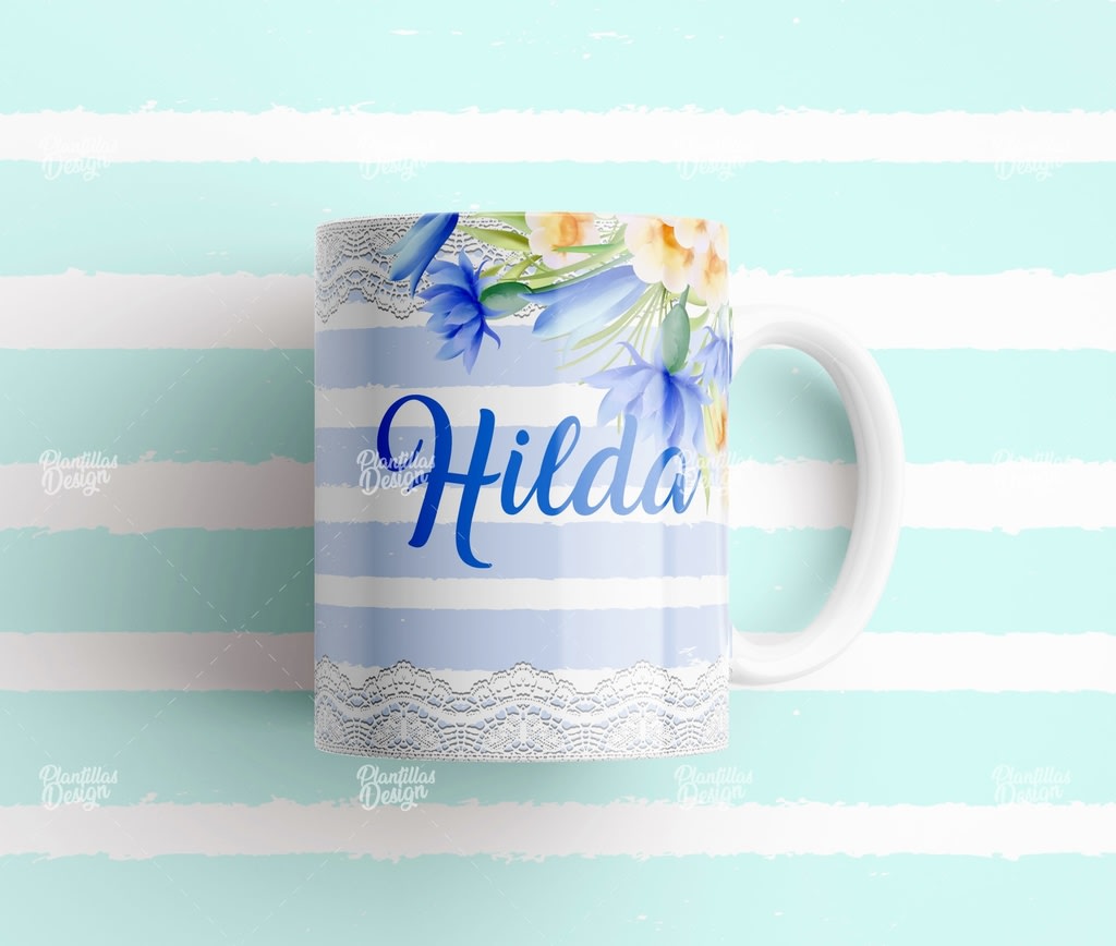 tazas con nombres diseño 137