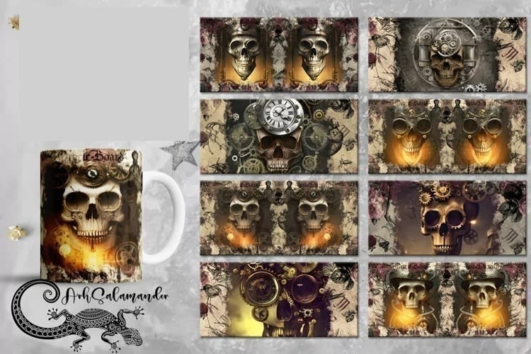 taza dia de muertos 12