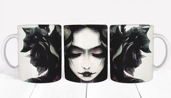 taza dia de muertos 19