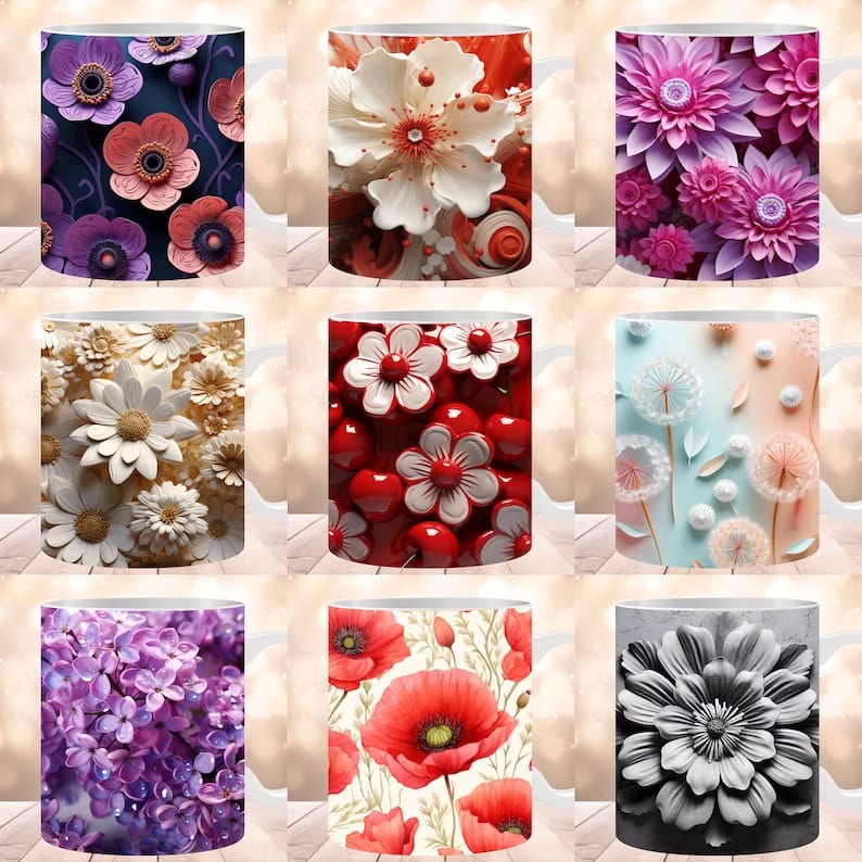 TAZA FLORES 34