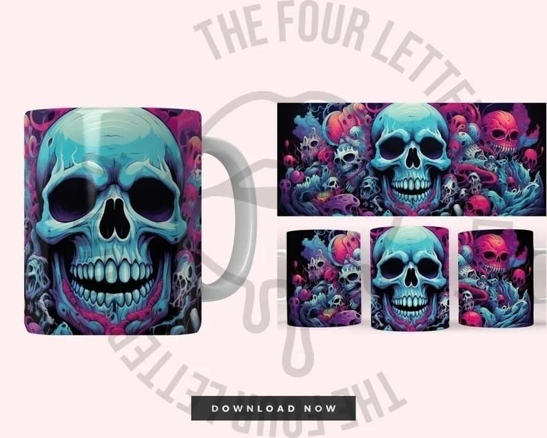 taza dia de muertos 4