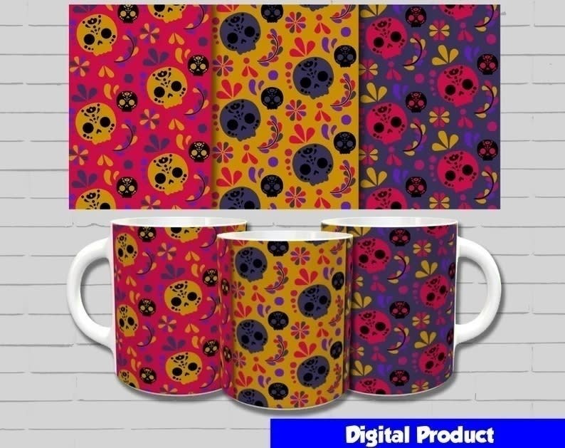 taza dia de muertos 44