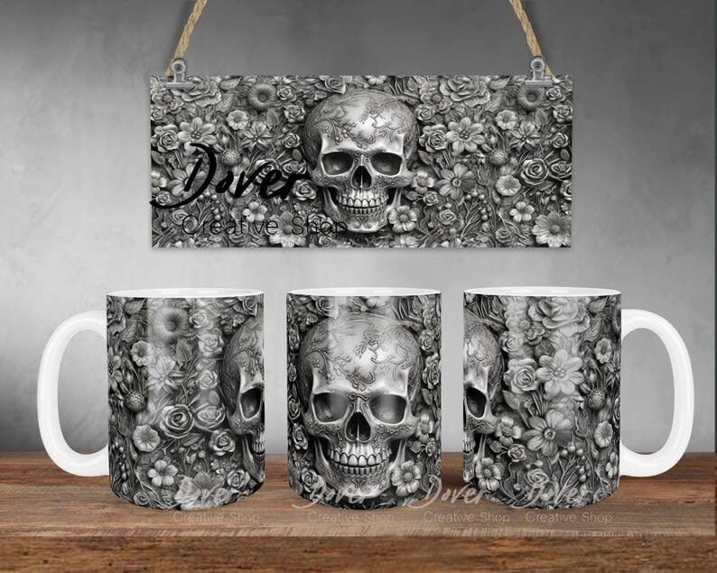 taza dia de muertos 46