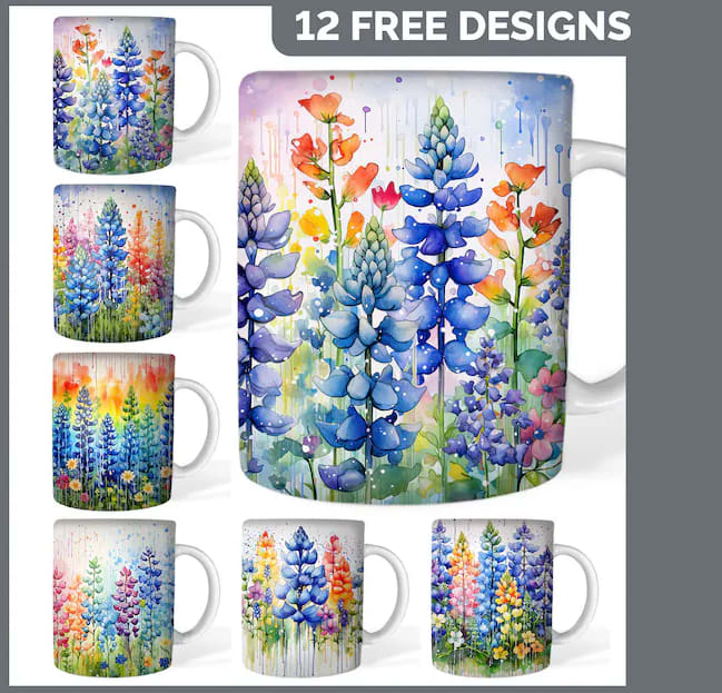 TAZA FLORES 54