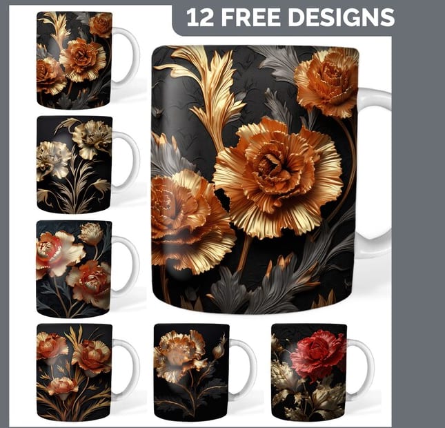 TAZA FLORES 91