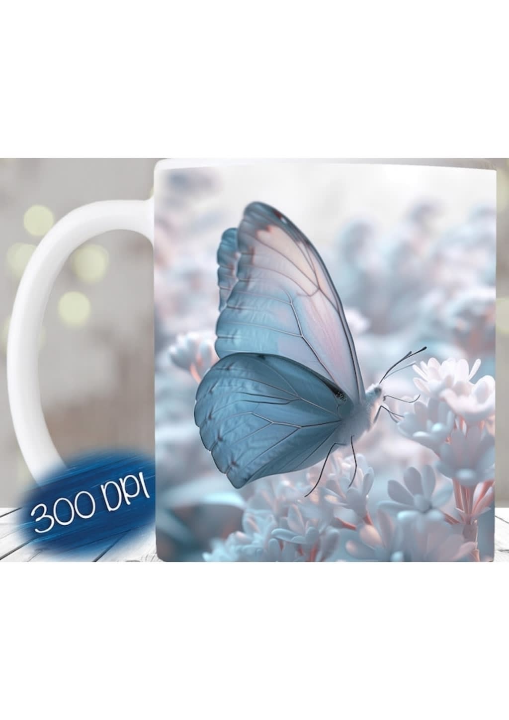 taza mariposa 12