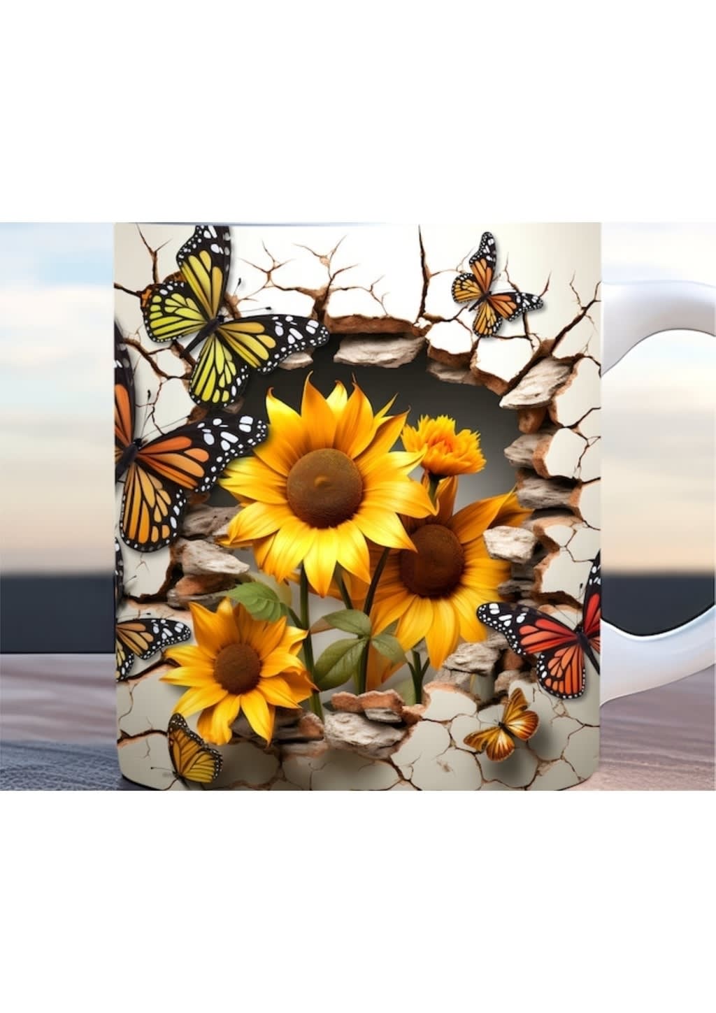 taza mariposa 23