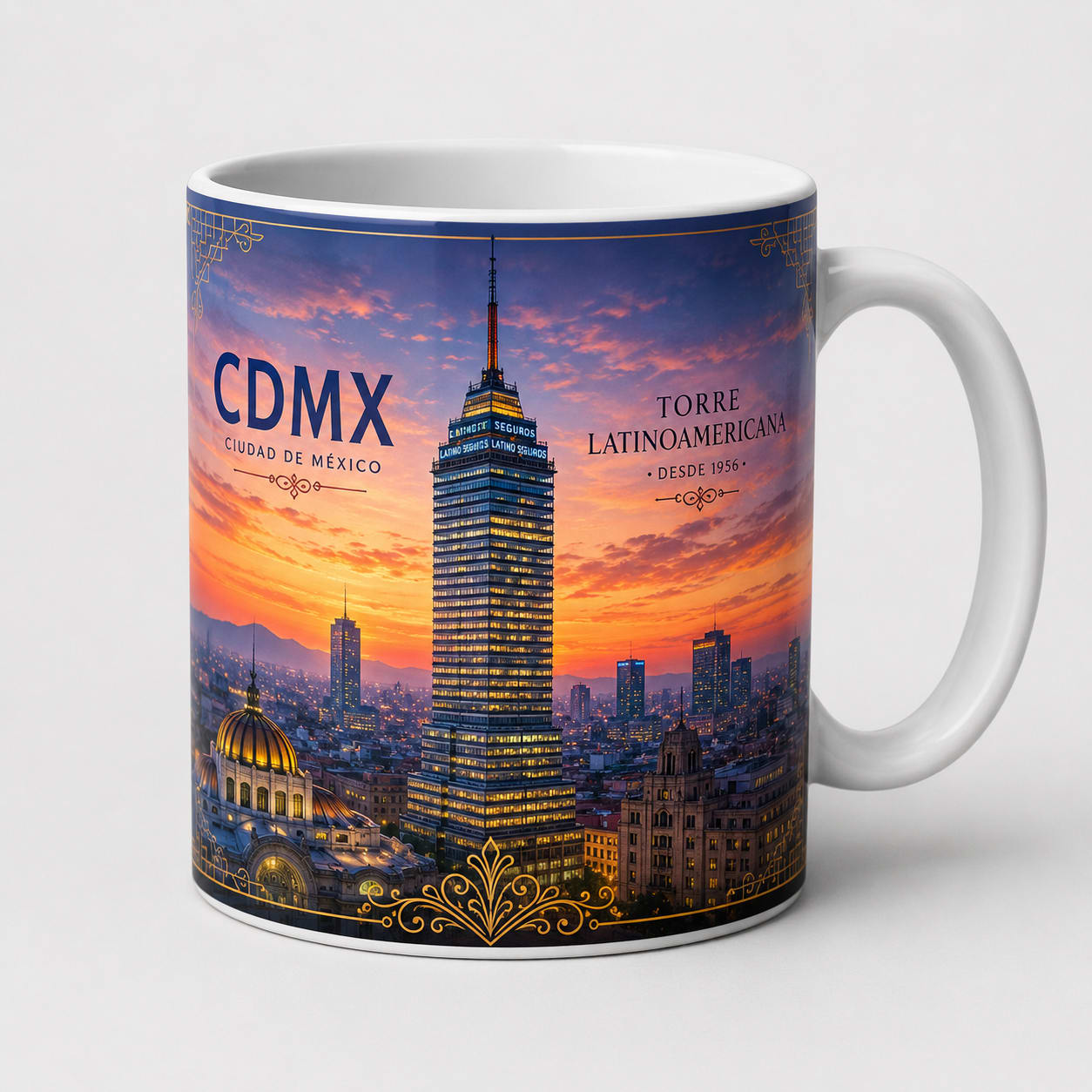 Taza Maravillas Nacionales - México Modelo 11