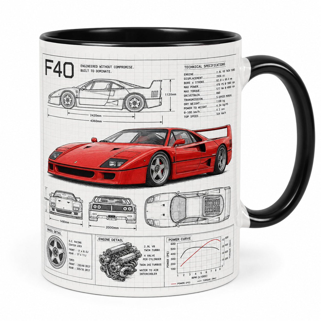 Taza Ferrari Modelo 03
