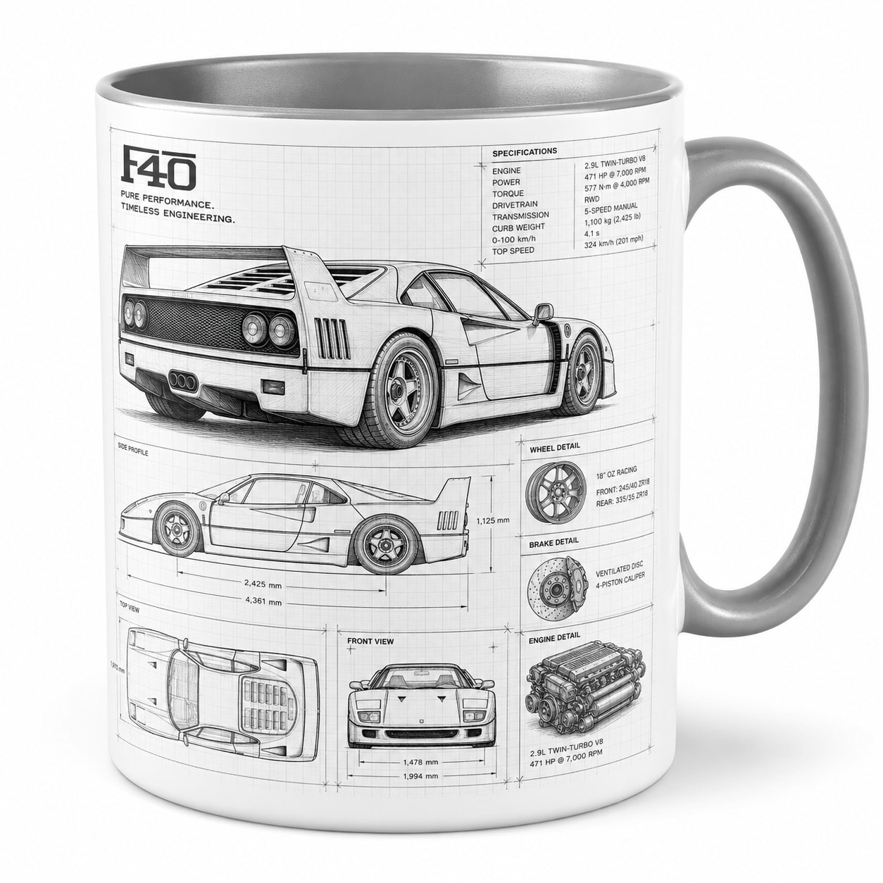 Taza Ferrari Modelo 05