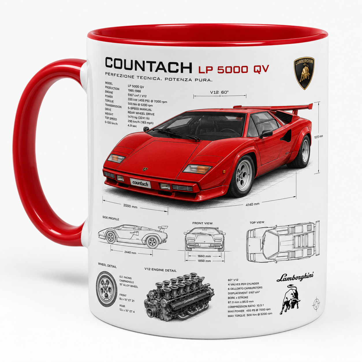 Taza Lamborghini Modelo 01