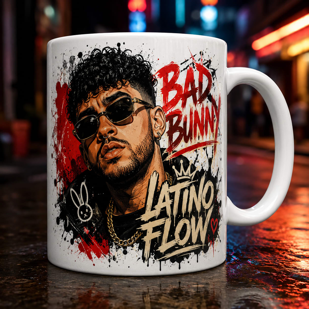 Taza Bad Bunny Modelo 2