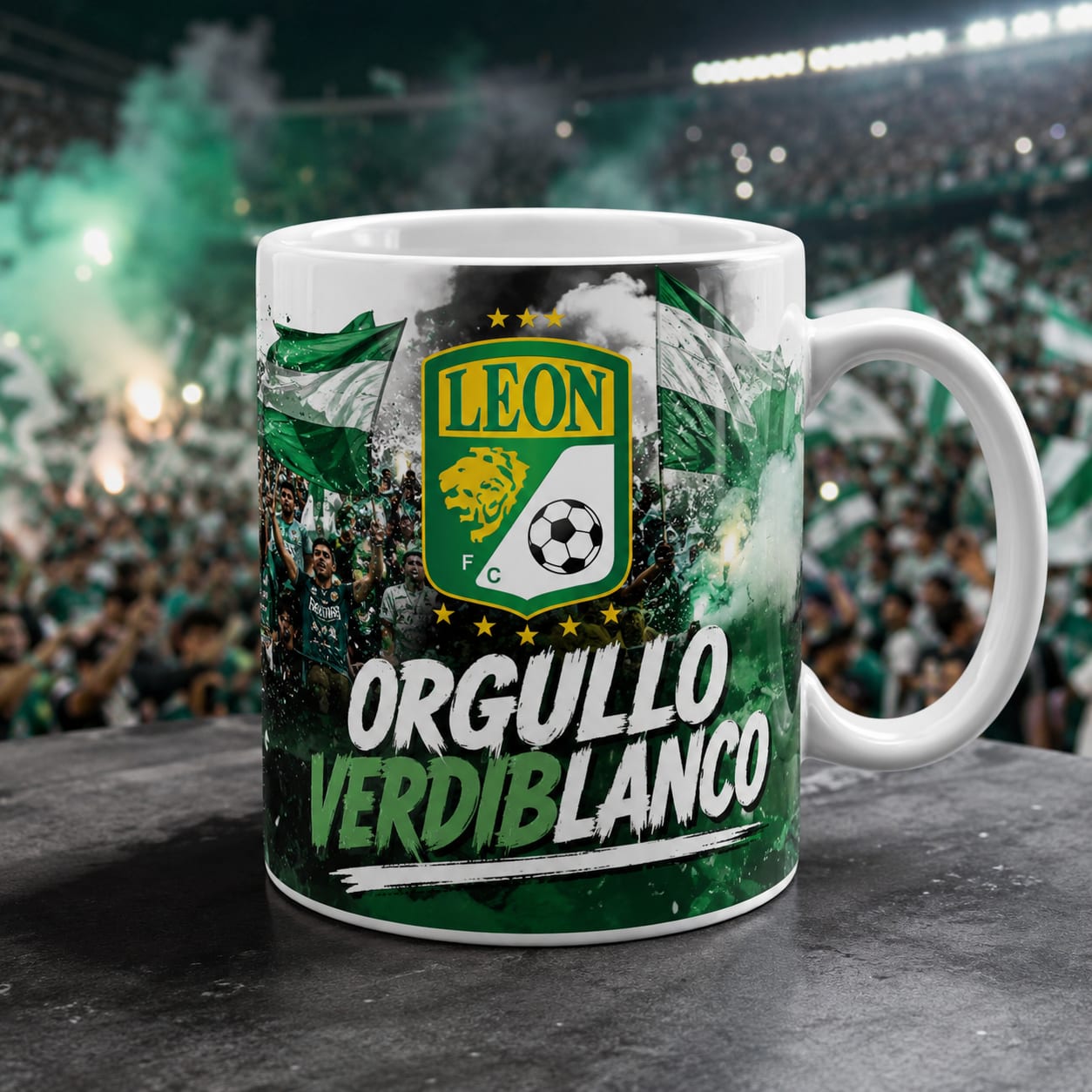Taza Club León Modelo 7