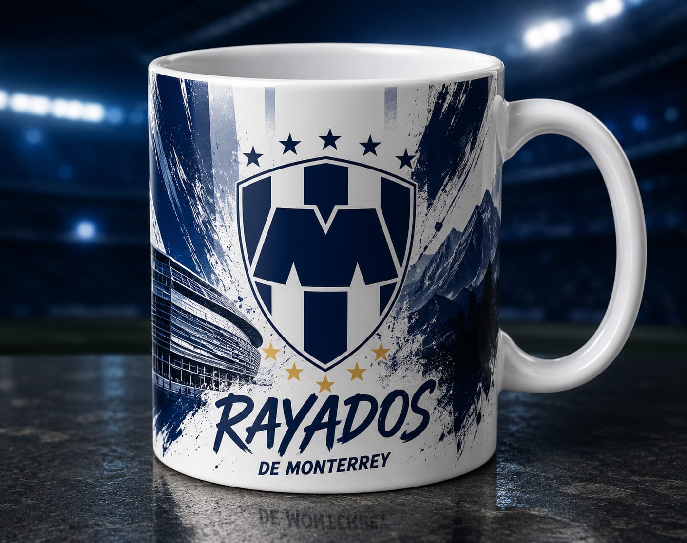 Taza Club Monterrey Modelo 1