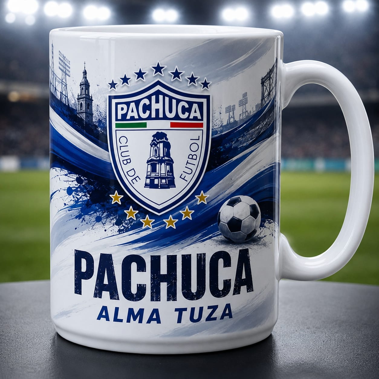 Taza Club Pachuca Modelo 10