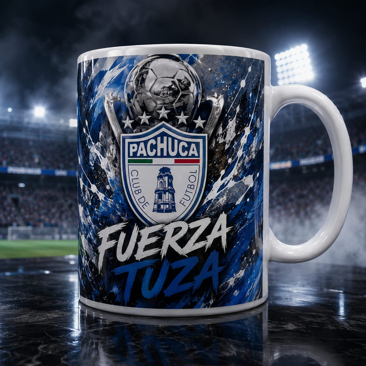 Taza Club Pachuca Modelo 9