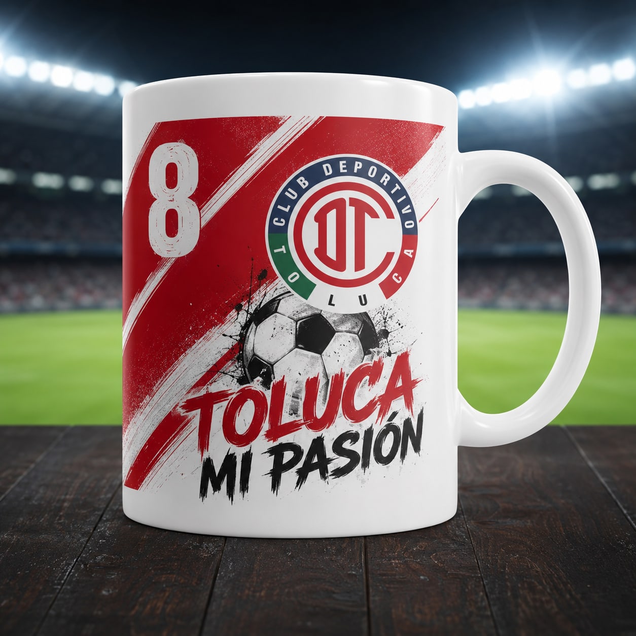 Taza Club Toluca Modelo 8