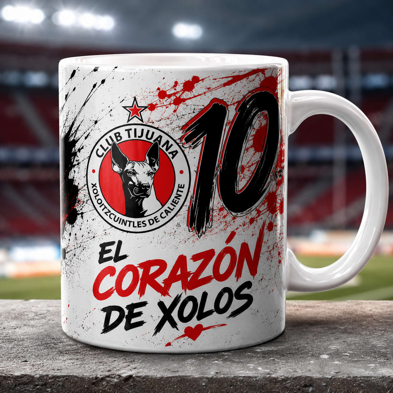 Taza Club Xolos Modelo 10