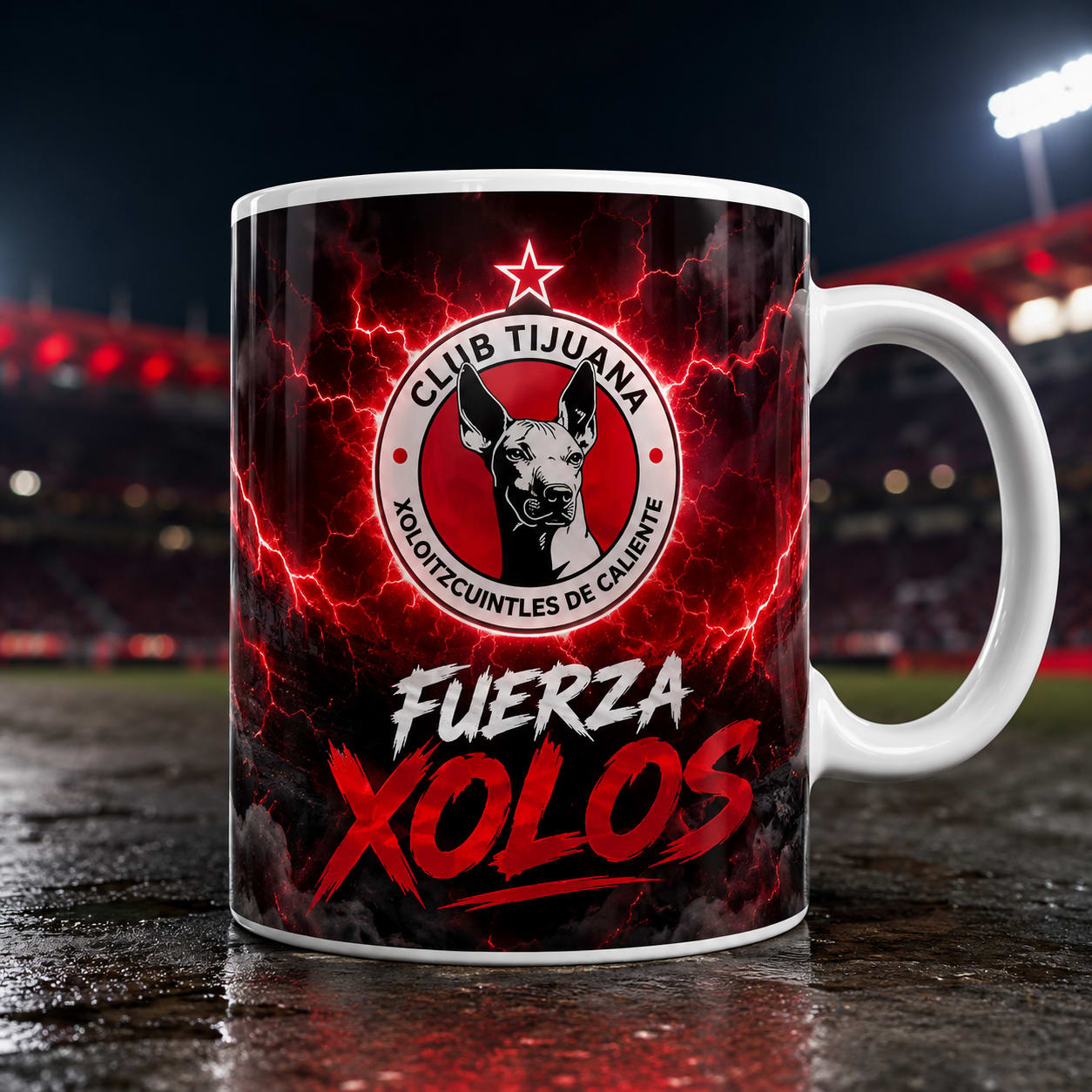 Taza Club Xolos Modelo 4