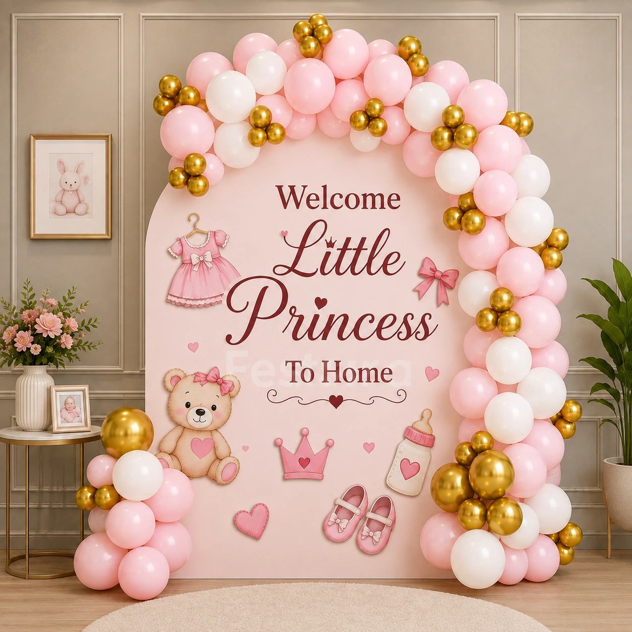 Pastel Radiance Welcome Baby Decor