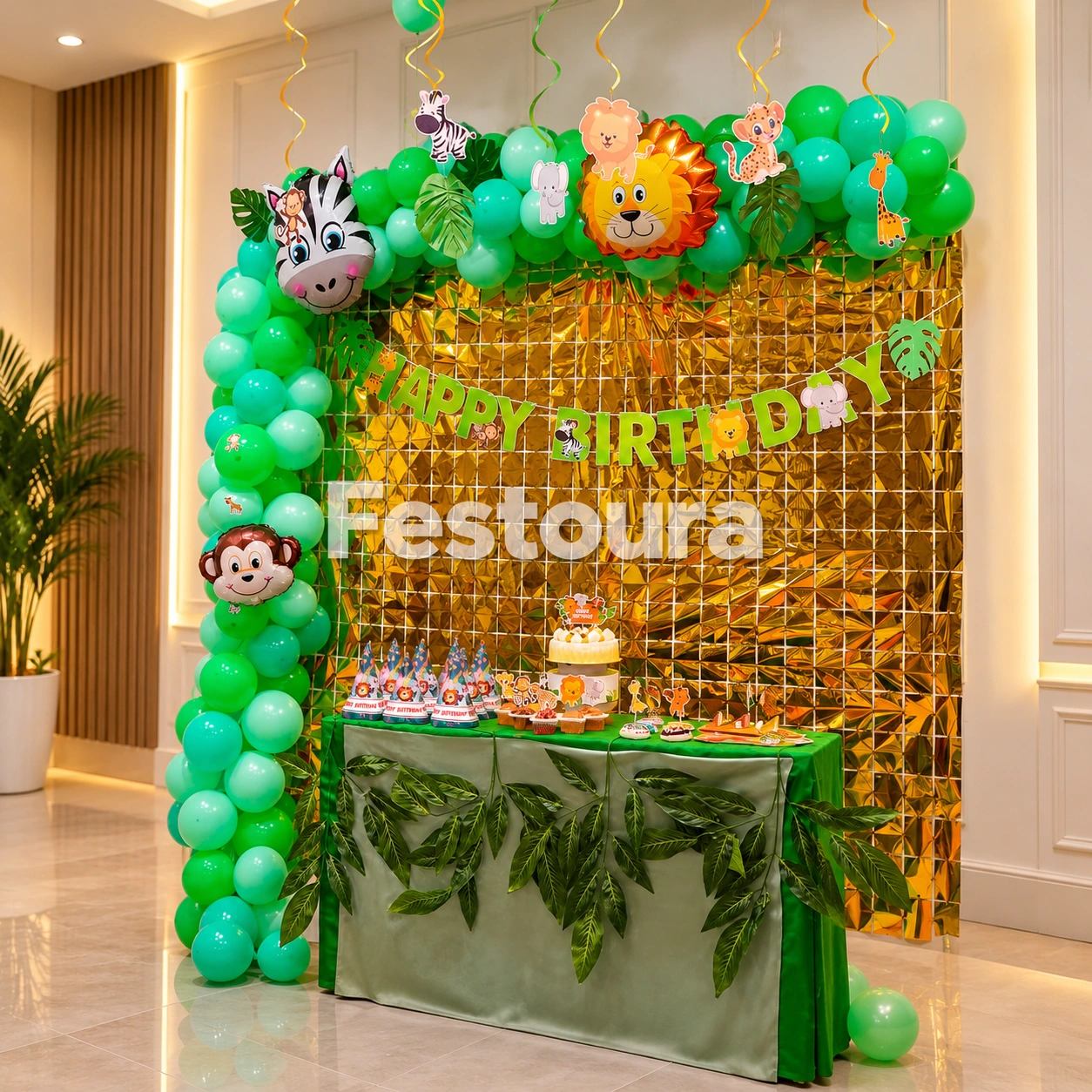 Wild Safari Adventure Birthday Decor