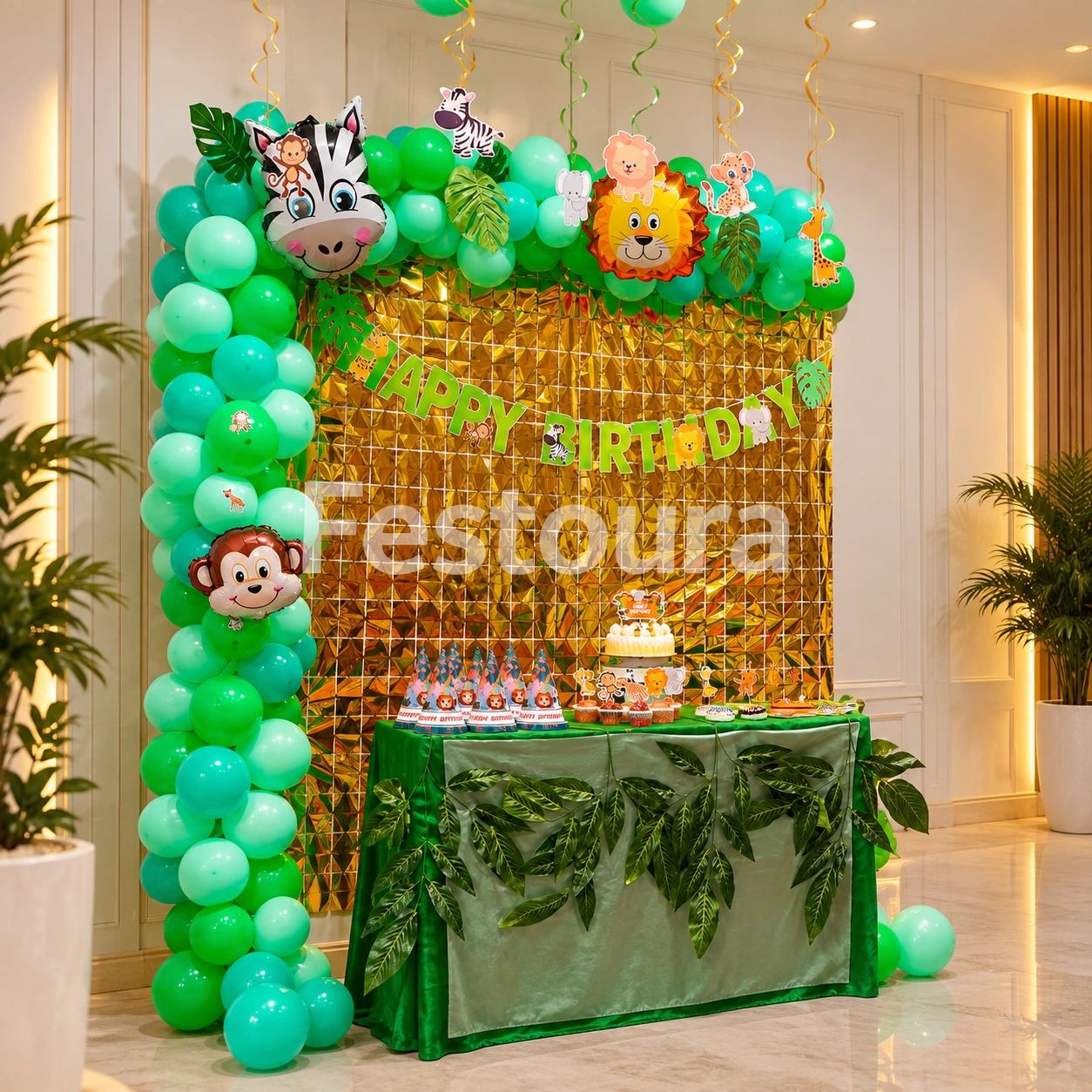 Wild Safari Adventure Birthday Decor