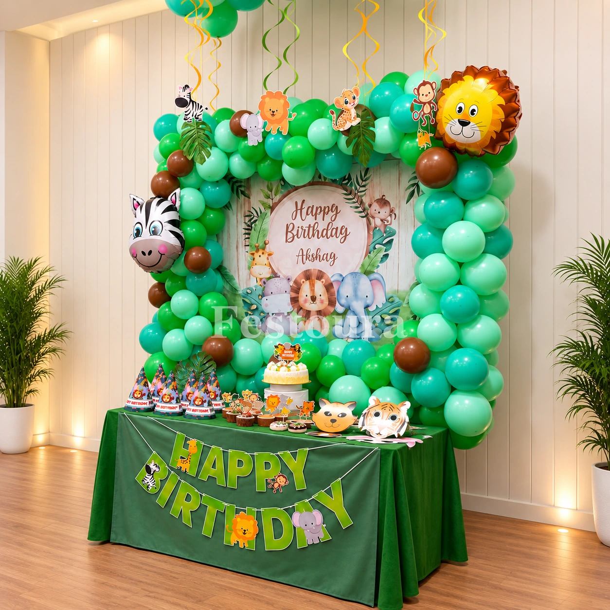 Jungle Safari Birthday Adventure Decor
