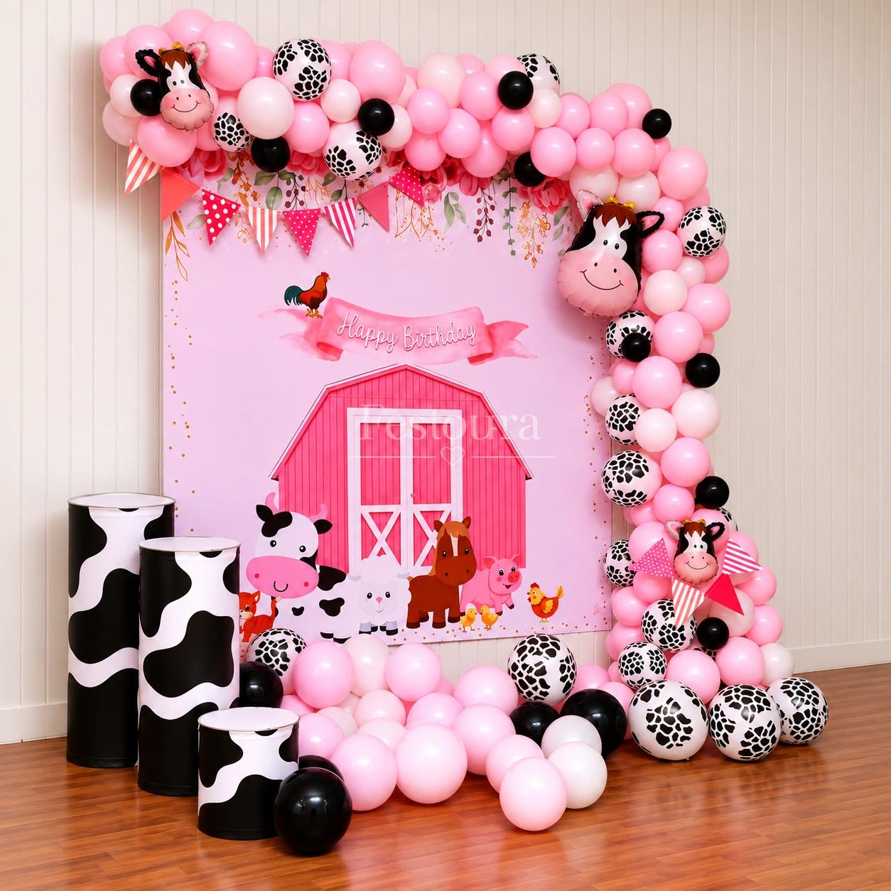 Whimsical Barnyard Birthday Setup