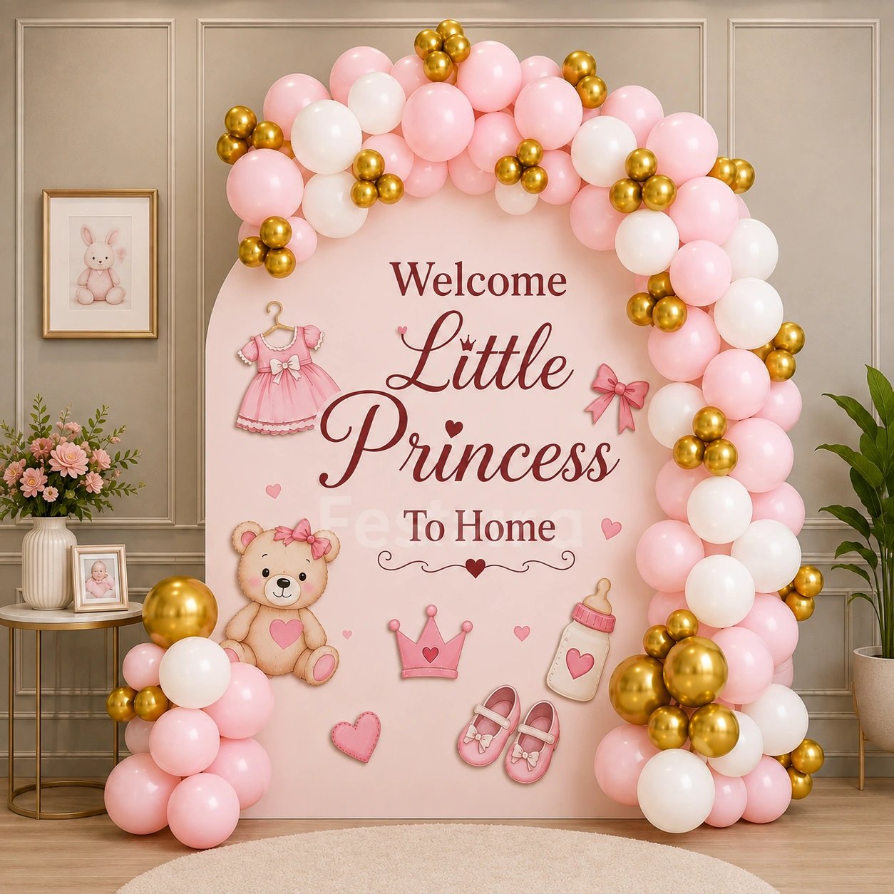Pastel Radiance Welcome Baby Decor