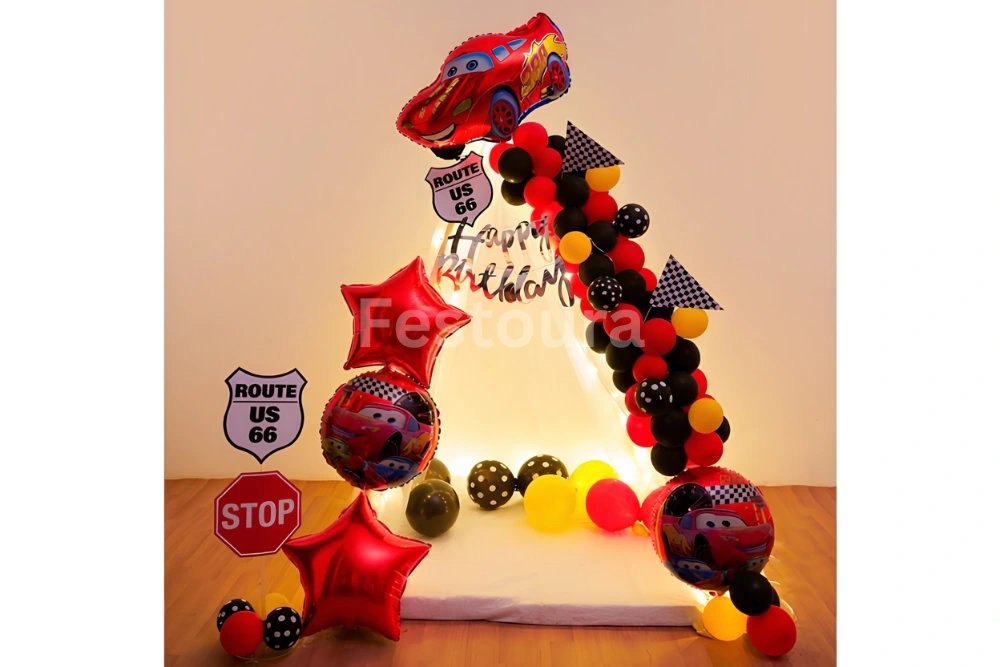 Race Car Adventure Birthday Canopy