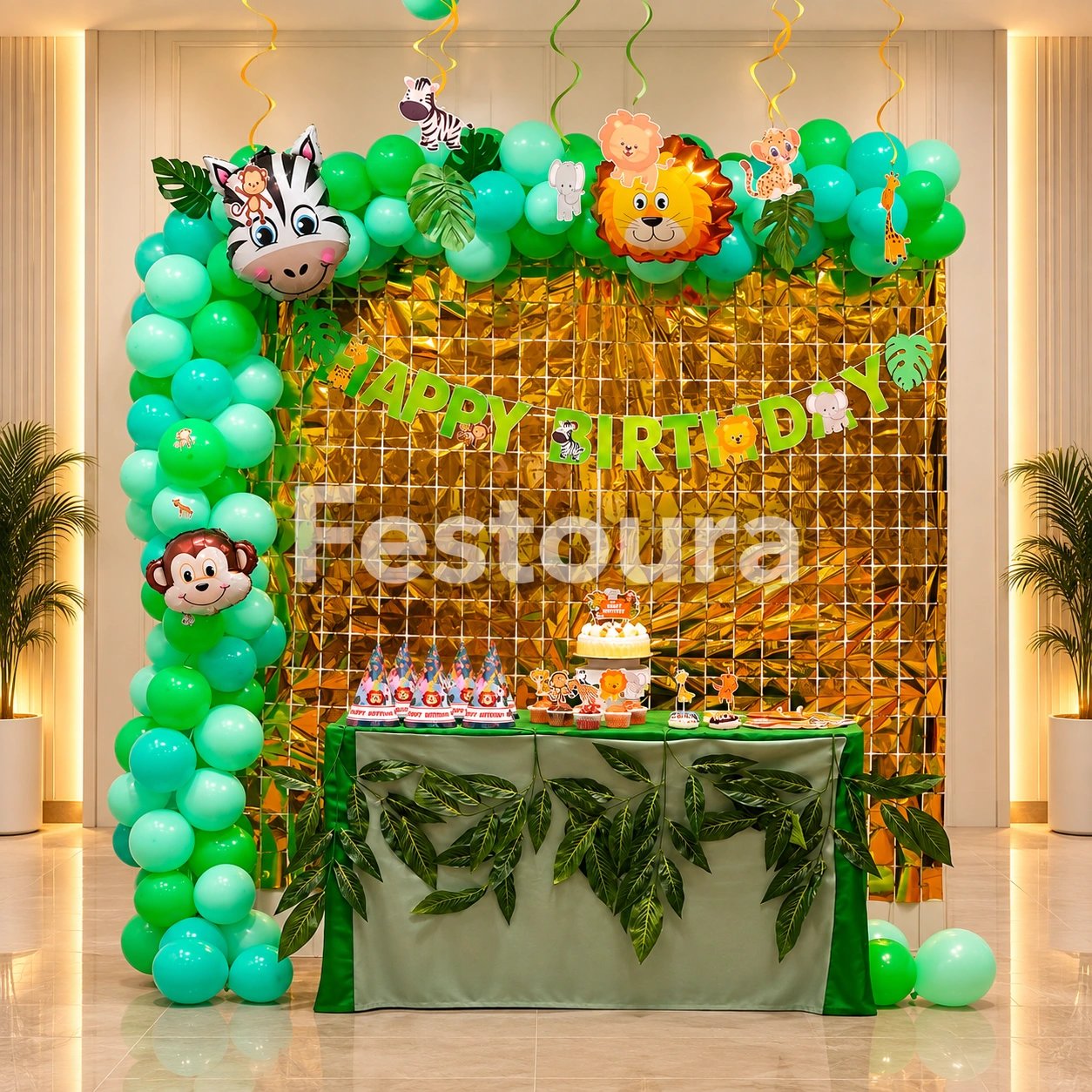 Wild Safari Adventure Birthday Decor