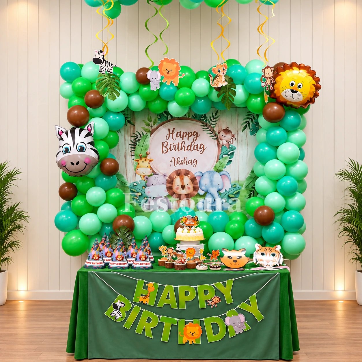 Jungle Safari Birthday Adventure Decor