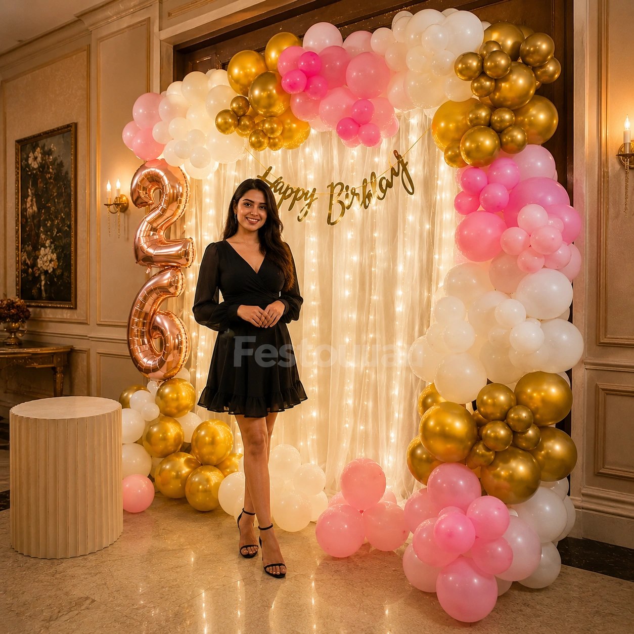 Pastel & Gold Radiance Birthday Celebration