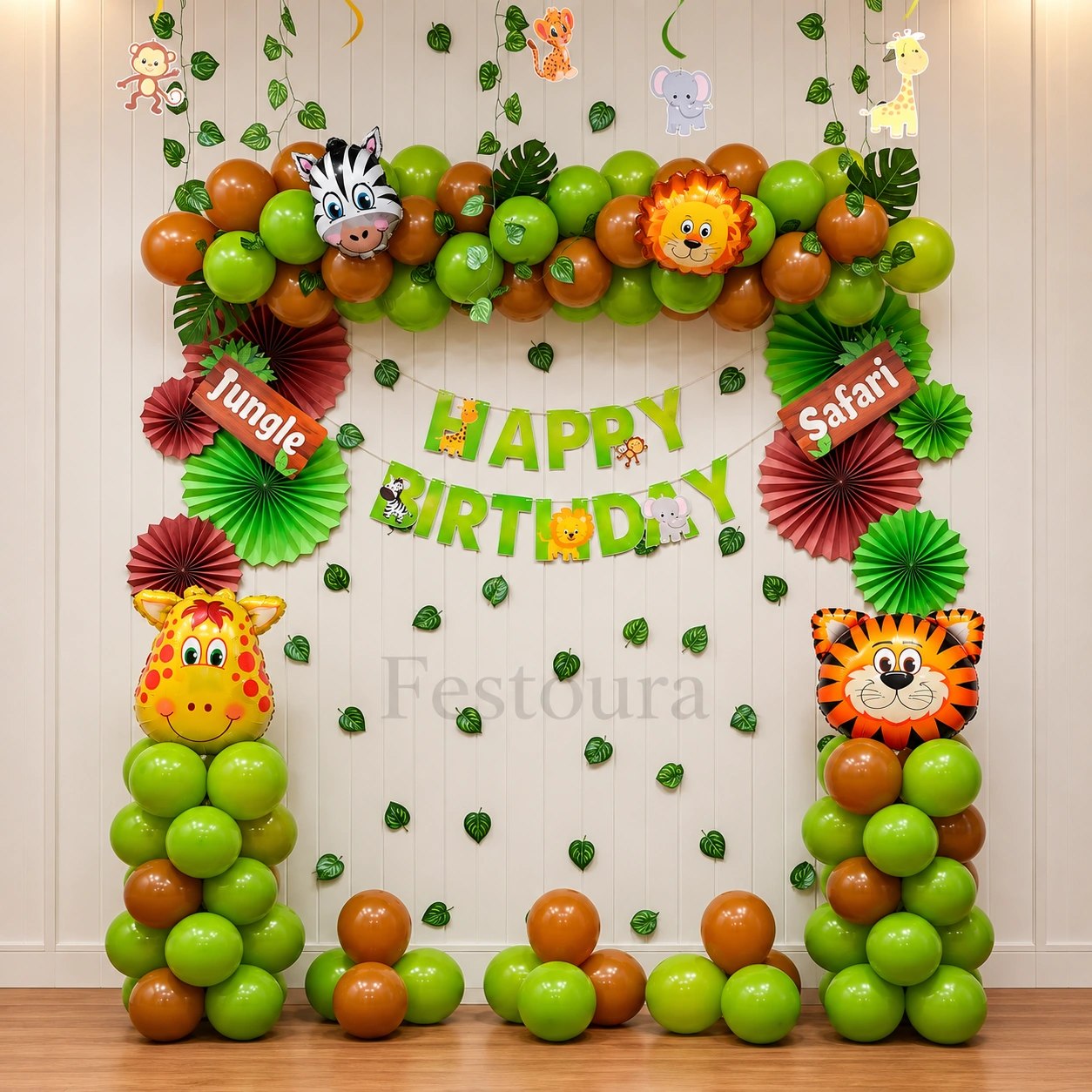 Jungle Expedition Birthday Celebration Decor