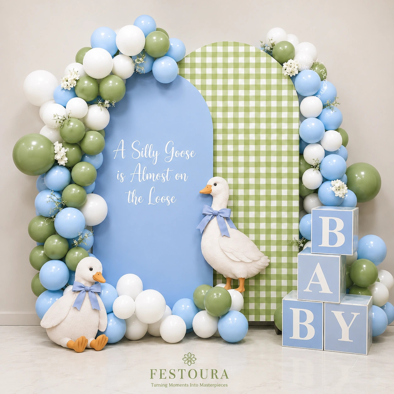 Pastel Duck-Themed Baby Shower Decor