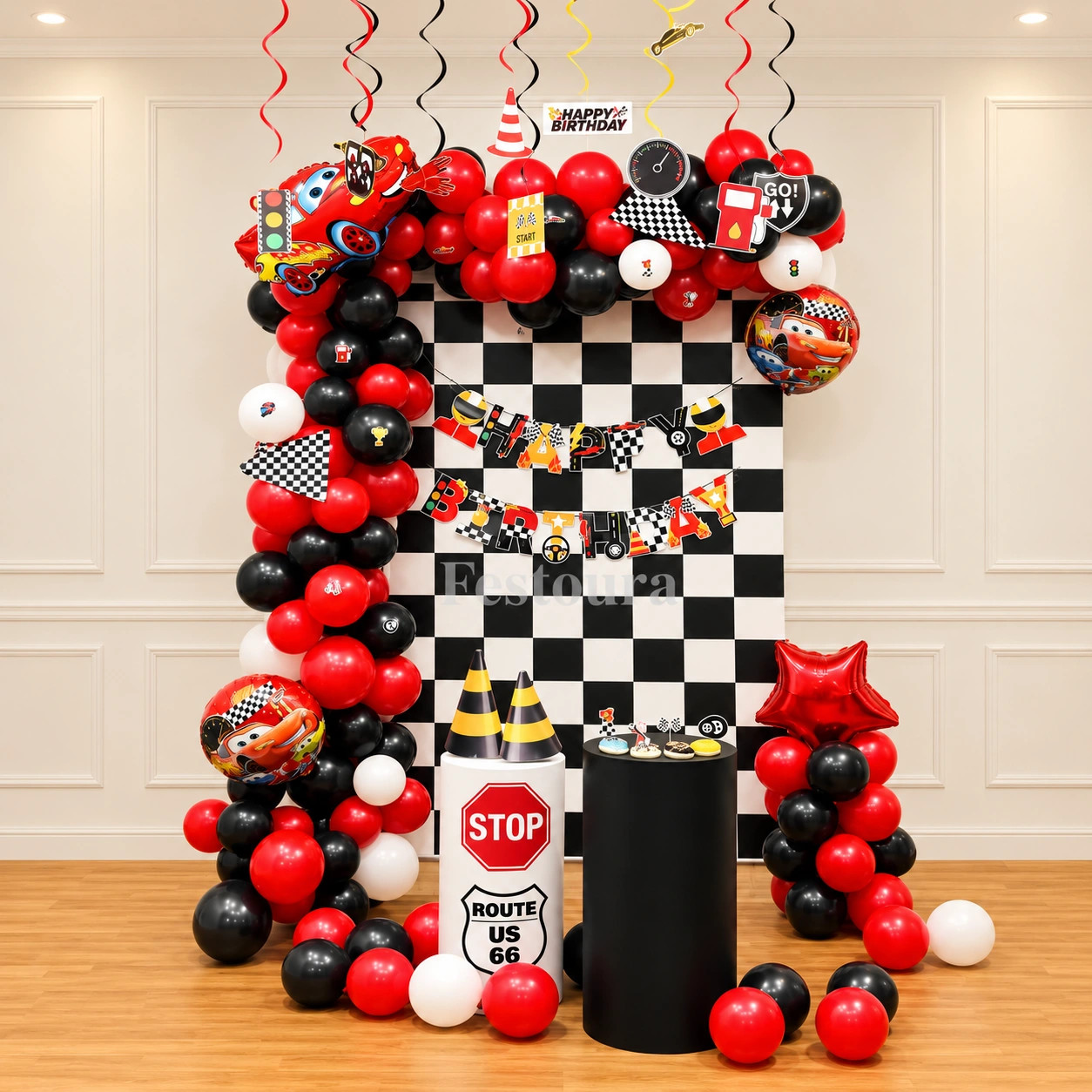 Racing Champion Theme Birthday Setup