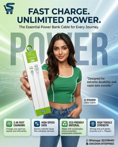 Tream Power Bank Cable Micro USB