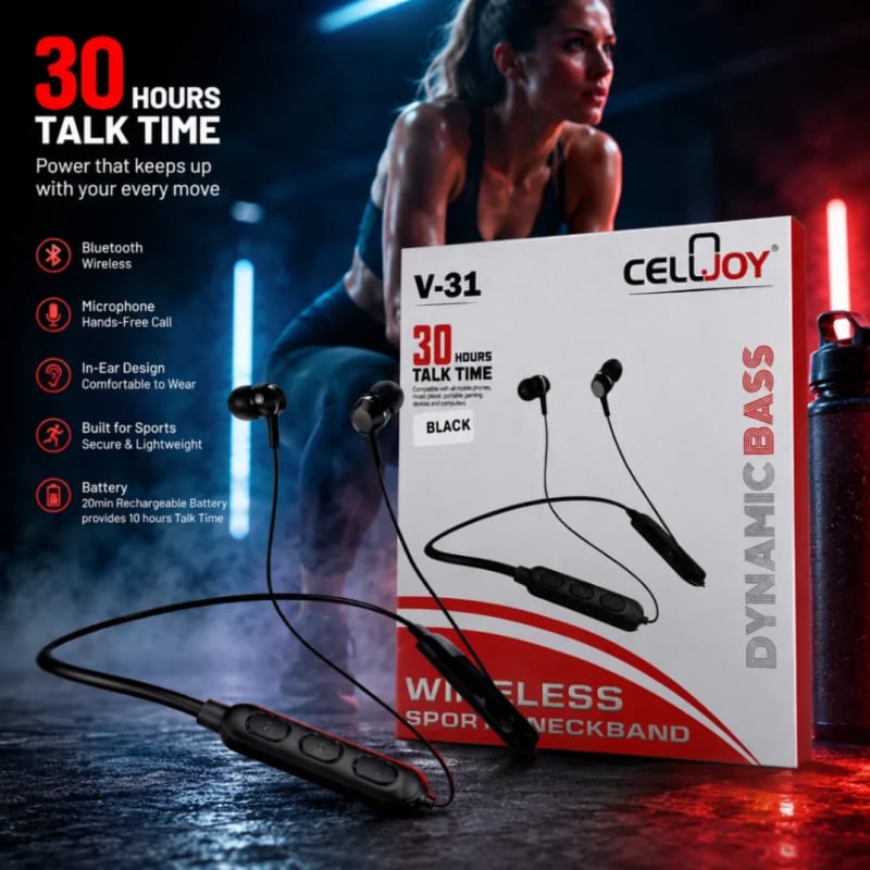 CELJOY V3.1 30hrs BT Earphone Wireless
