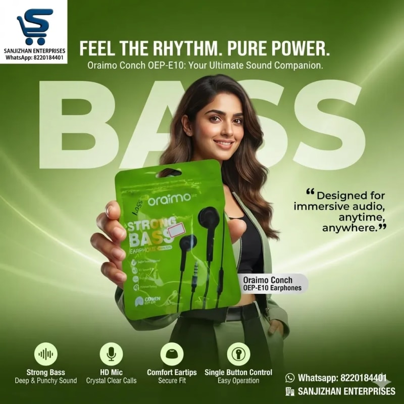 Oraimo Lite Earphone Wired