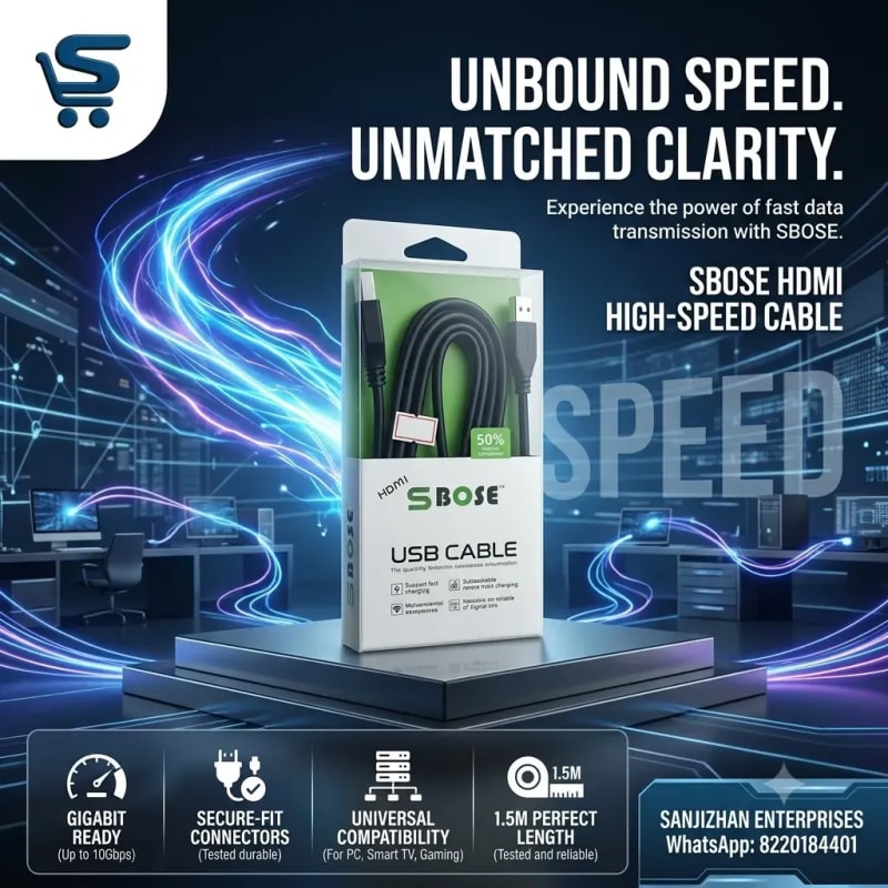 SBose HDMI Cable 3M High Speed
