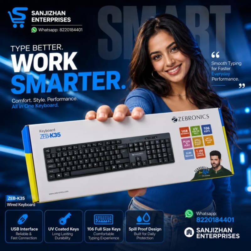 ZEB-K35 Wired Keyboard USB