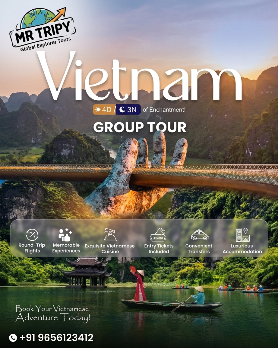 Central Heritage Trail: Hue, Da Nang, Golden Bridge & Hoi An 5D4N Group Tour