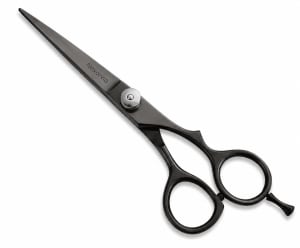 Operating Scissors – Black Coated, Straight, with Finger Rest