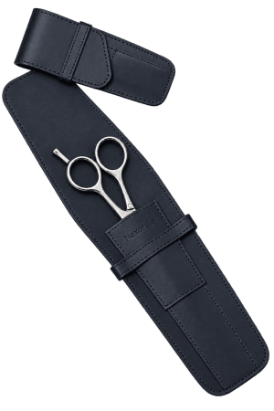 Leather Scissors Case / Holster – with Hair Scissors