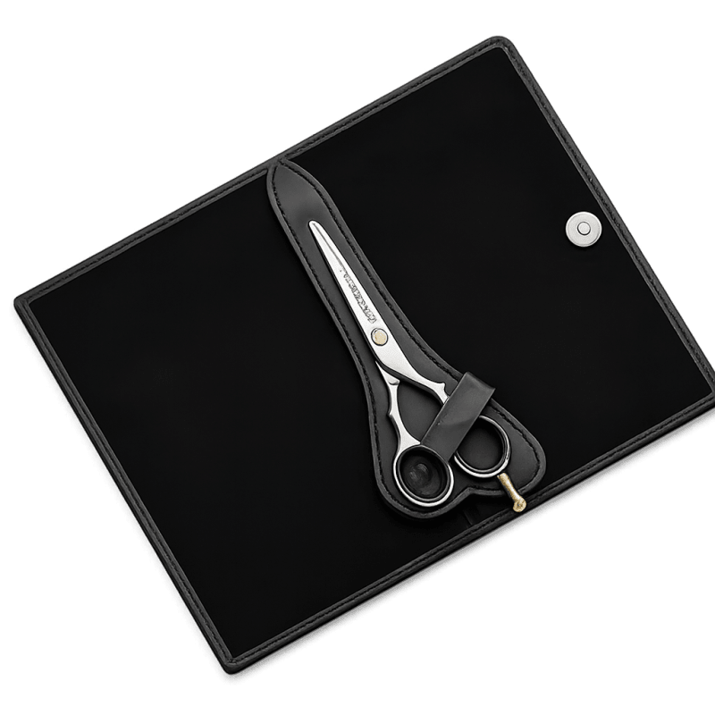 Leather Fold Scissors Case – with Hair Cutting Scissors