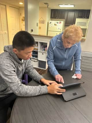 Bytes for Better Lives volunteers helping the community