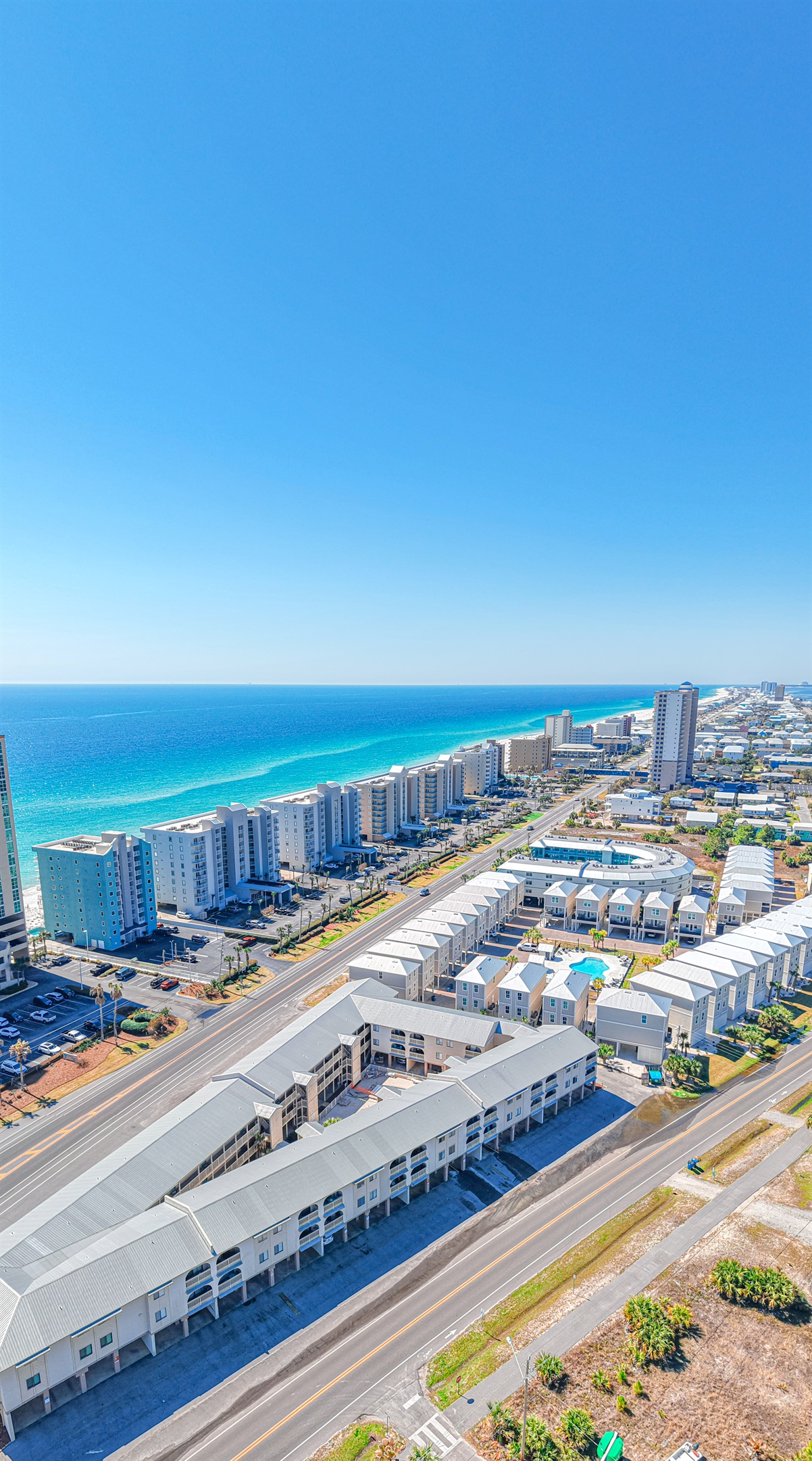 Arial view of complex