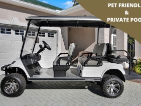 Pet Friendly - Private Pool - Golf Cart