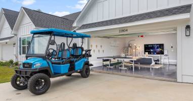 Enjoy complimentary 6 seater golf cart!
