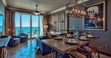 Open concept design with a view of the Gulf as soon as you enter!